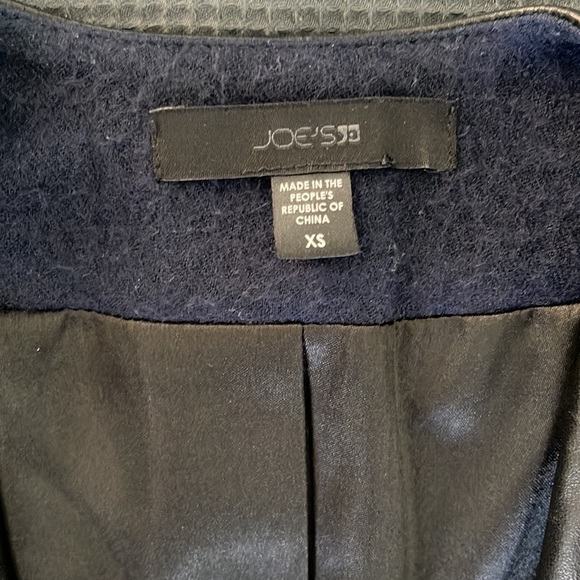 Joe’s Jean wool & leather jacket. Size XS - Picture 3 of 5
